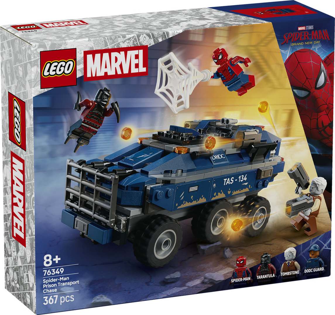 LEGO Marvel Pościg Spider-Mana za więźniarką 76349