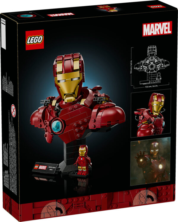 LEGO Marvel Popiersie Iron Mana MK4 76327, zdjęcie 2