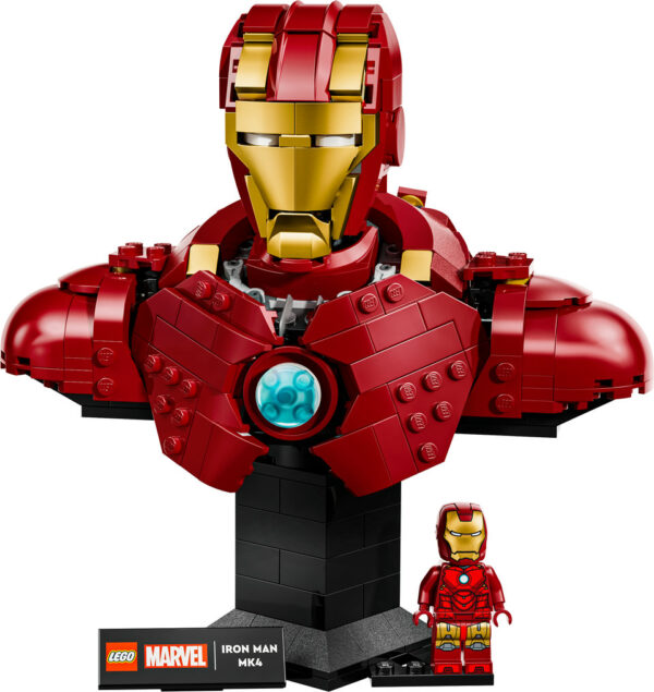 LEGO Marvel Popiersie Iron Mana MK4 76327, zdjęcie 3