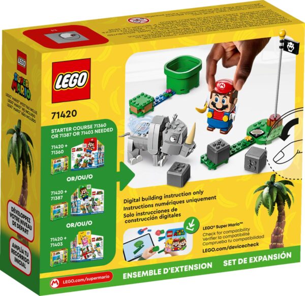 LEGO Super Mario Nosorożec Rambi - zestaw rozszerzający 71420, zdjęcie 2