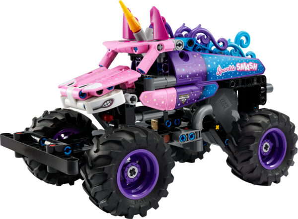 LEGO Technic Monster Jam Sparkle Smash z Napędem Typu Pull-Back 42220, zdjęcie 3