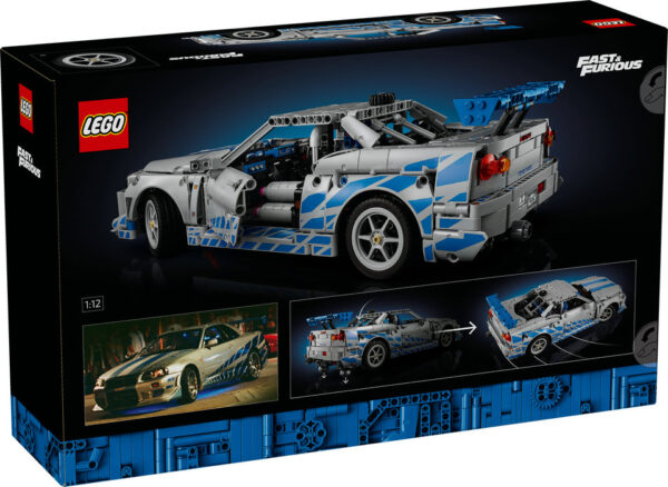 LEGO Technic Samochód Nissan Skyline Gt-R (R34) Z Filmu Za Szybcy, Za Wściekli 42210, zdjęcie 2