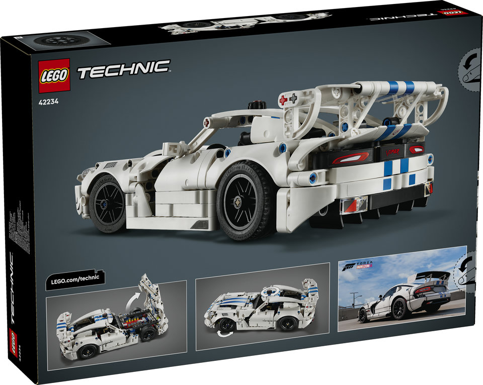 LEGO Technic Samochód sportowy Dodge Viper GTS-R 42234 — zdjęcie 2