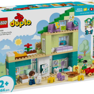 LEGO DUPLO Nowoczesny Dom Rodzinny 3w1 z Figurkami 10470