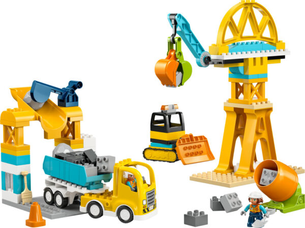 LEGO DUPLO Plac Budowy z Pojazdami 3w1 10476, zdjęcie 3