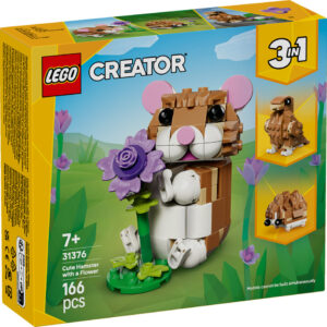 LEGO Creator 3w1 Uroczy Chomik z Kwiatkiem 31376