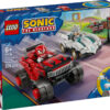 LEGO Sonic Silver w Samochodzie Kontra Knuckles w Monster Trucku 77118
