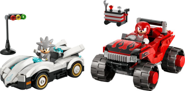 LEGO Sonic Silver w Samochodzie Kontra Knuckles w Monster Trucku 77118, zdjęcie 3