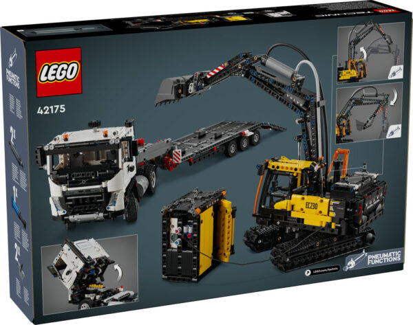 LEGO Technic Ciężarówka Volvo FMX i Koparka EC230 Electric 42175 — zdjęcie 2