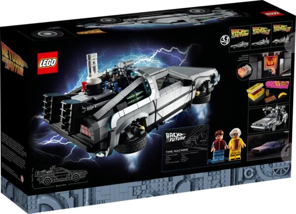 LEGO Creator 3w1 Creator Expert - Wehikuł czasu z „Powrotu do przyszłości” 10300 — zdjęcie 2