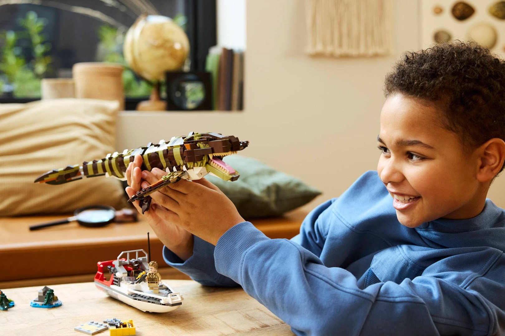 LEGO Jurassic World Misja na łodzi i model mozazaura 76974 — zdjęcie 4