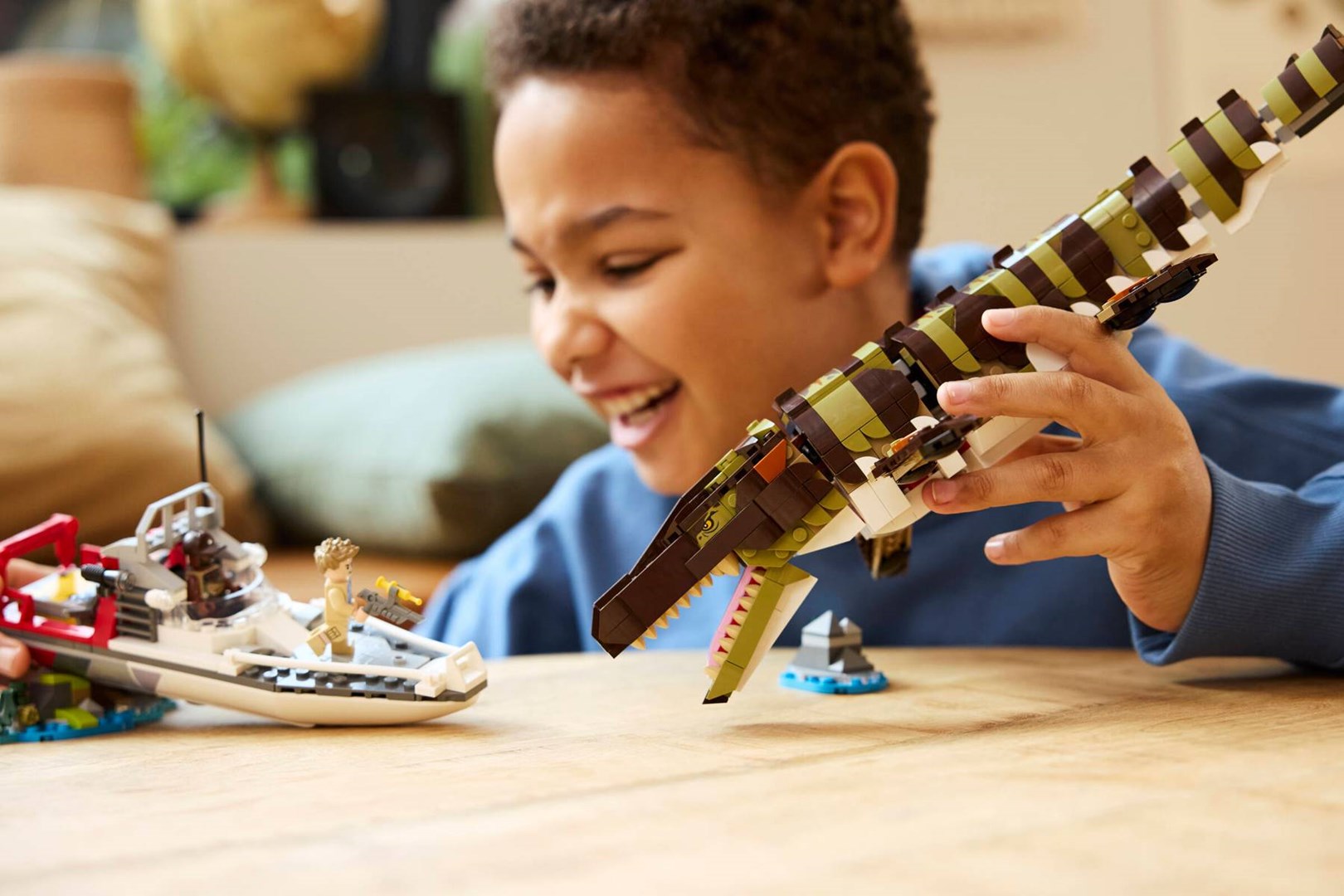 LEGO Jurassic World Misja na łodzi i model mozazaura 76974 — zdjęcie 5