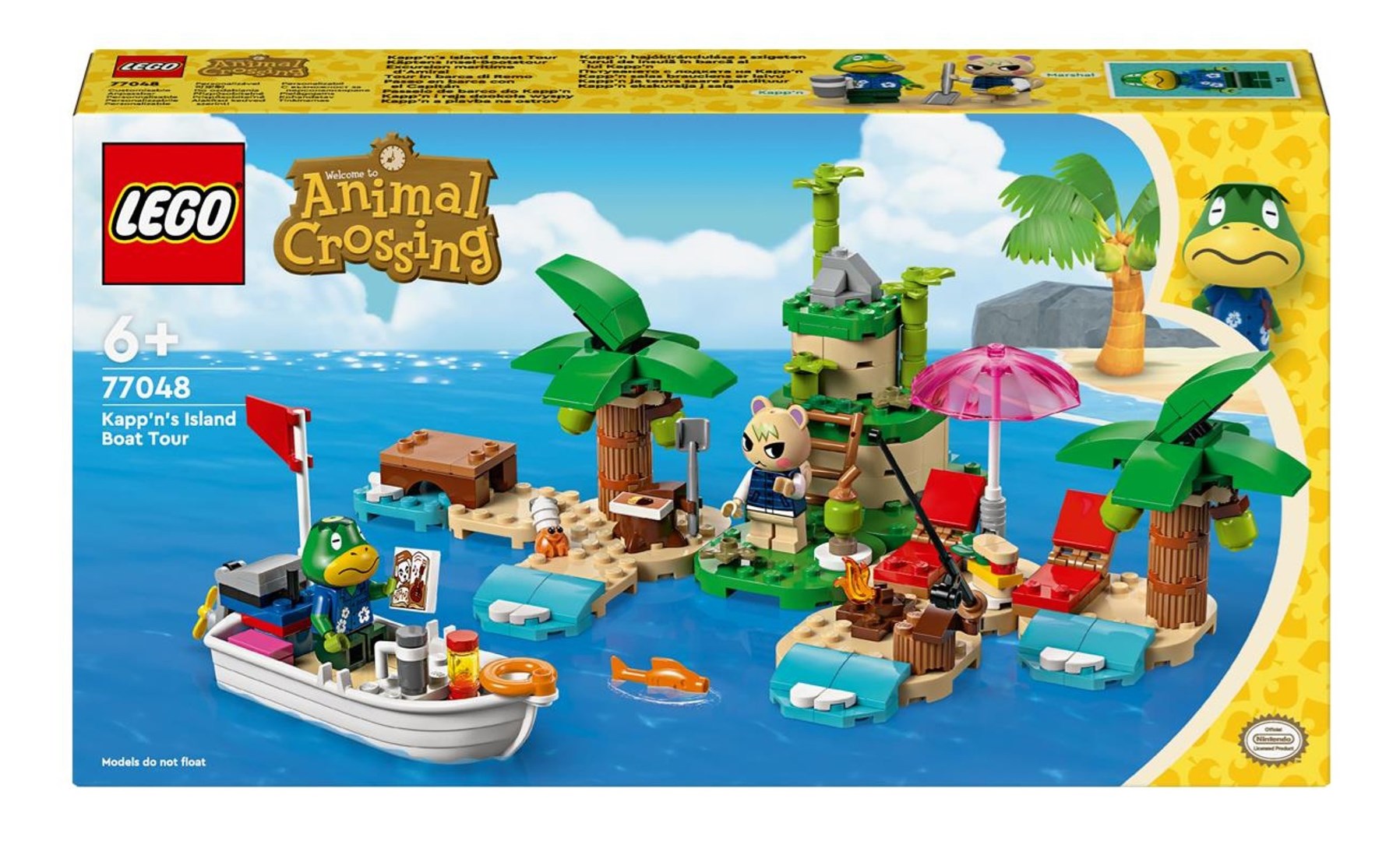 LEGO Animal Crossing Rejs dookoła wyspy Kapp’n 77048
